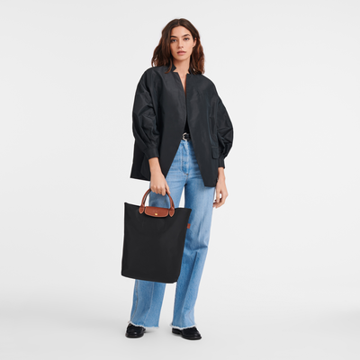 Shopping bag M Le Pliage Original , Tela - Nero