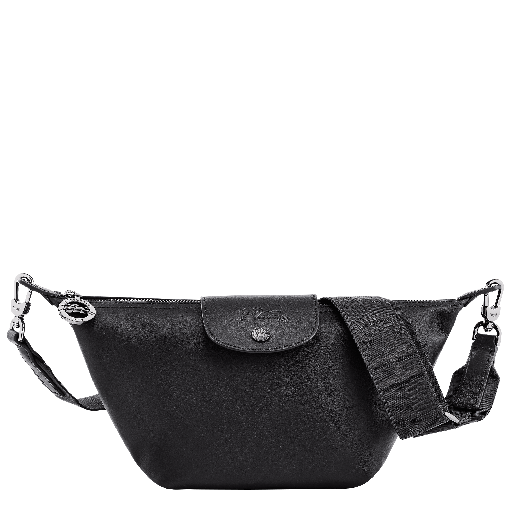 ショルダーバッグ・ポシェット Longchamp Paris Le Pliage Leather Shoulder Bag Le Pliage Xtra XS Crossbody bag Black - Leather | Longchamp US