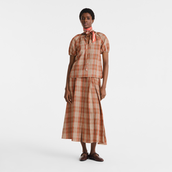Shirt , Amber - Plaid linen