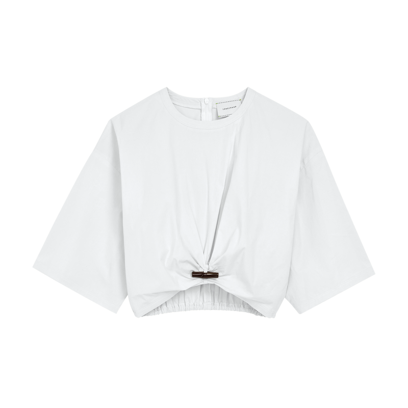 Top , White - Cotton poplin  - View 1 of  1