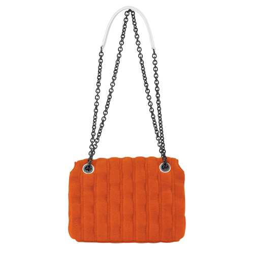 Brioche Eponge Crossbody bag S, Orange