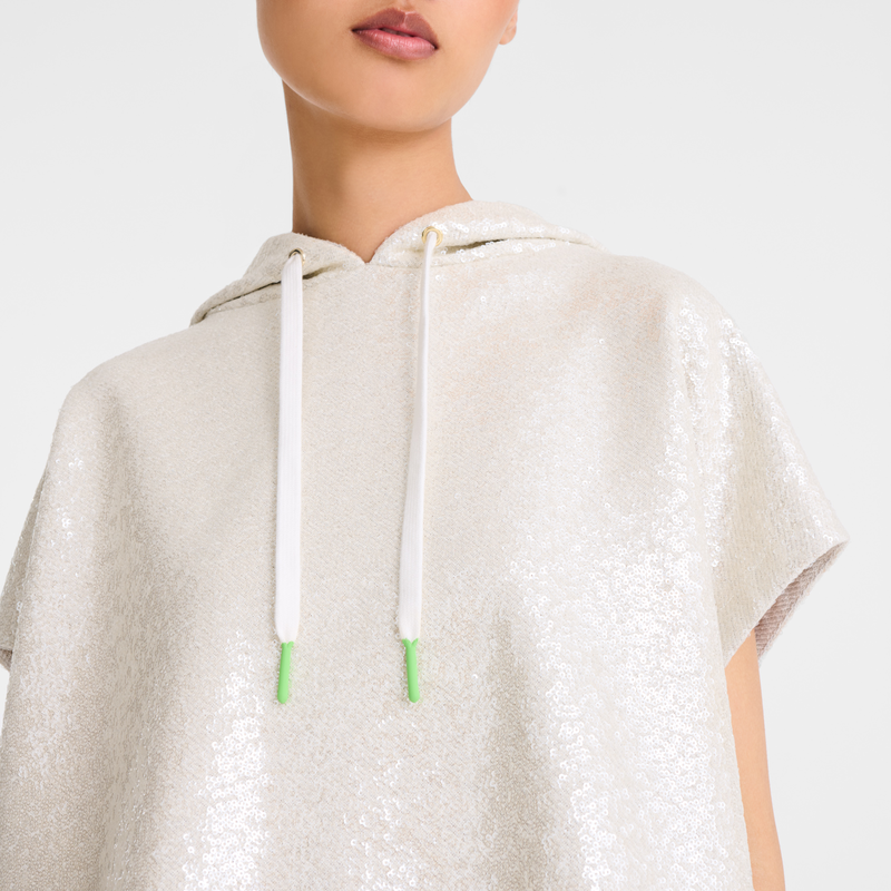 Felpa , Paillette - Avorio  - View 5 of  5