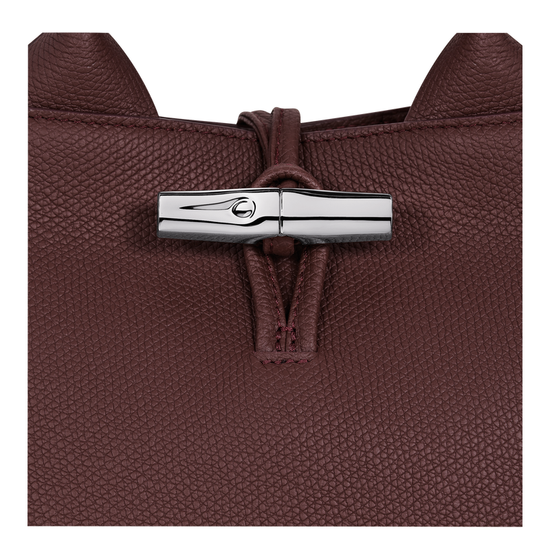 Le Roseau S Handbag , Burgundy - Leather  - View 6 of  6
