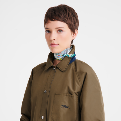 Equestrian Tower Silk scarf 50, Vervain