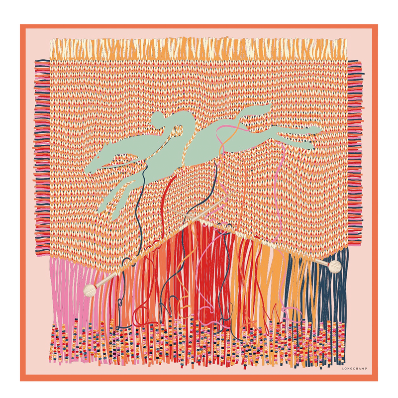 Longchamp hotsell silk scarf