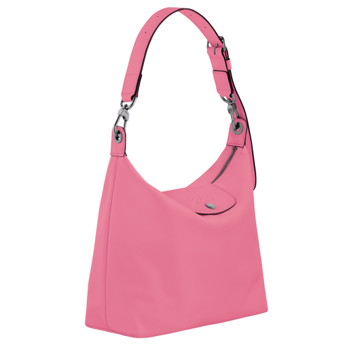 Sac porté épaule M Le Pliage Xtra , Cuir - Rose - Vue 3 de 6