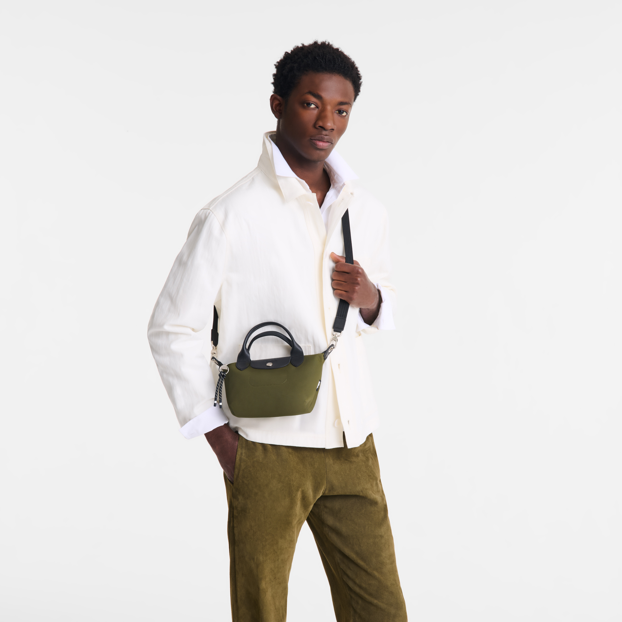 Le Pliage Energy XS Handbag Khaki - Recycled canvas | Longchamp US Le Pliage Energy XS Handbag Khaki - Recycled canvas | Longchamp US