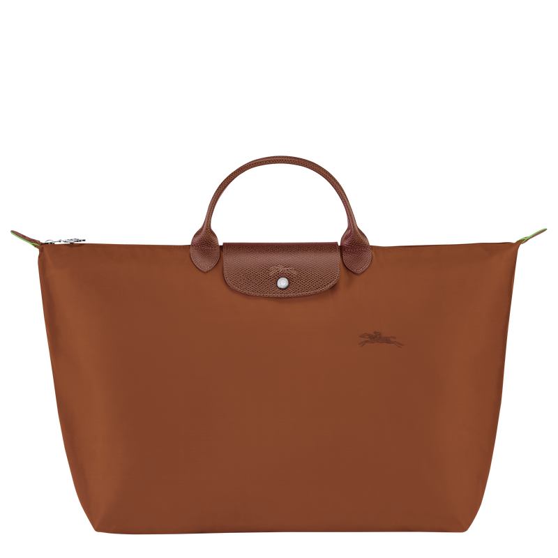Le Pliage Green S Travel bag , Cognac - Recycled canvas  - View 1 of  6