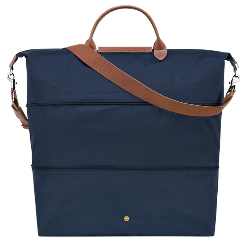 Le Pliage Original Travel bag expandable , Navy - Recycled canvas - View 4 of  8