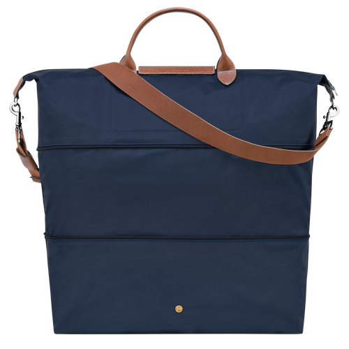 Le Pliage Original Travel bag expandable , Navy - Recycled canvas - View 3 of 5