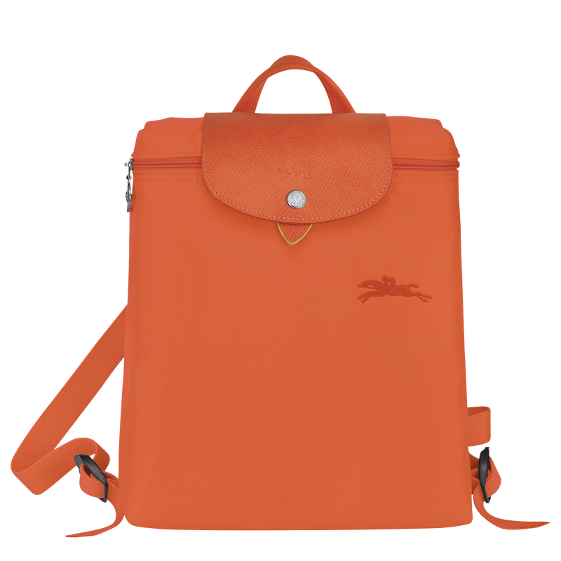 Le Pliage Green 後背包 M , 橘紅色 - 再生帆布  - 查看 1 5