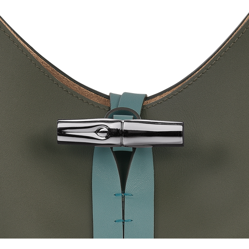 Roseau 肩揹袋 XS, 卡其/柏綠色