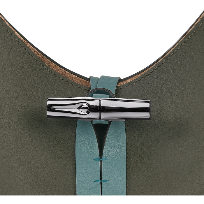 Roseau 肩揹袋 XS, 卡其/柏綠色