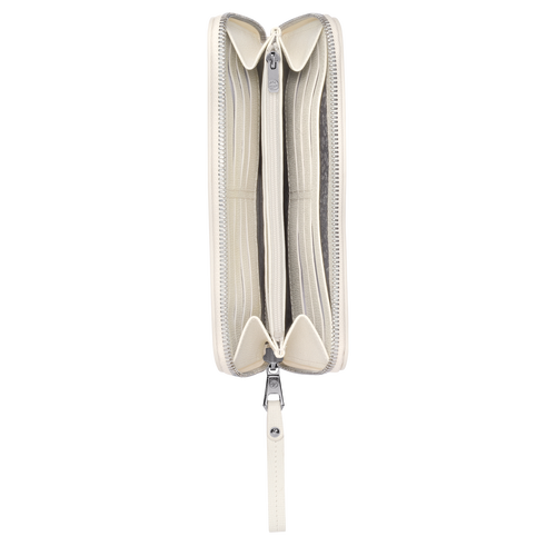 Portefeuille long zippé, 037 Ecru Portefeuille long zippé, 037 Ecru, hi-res