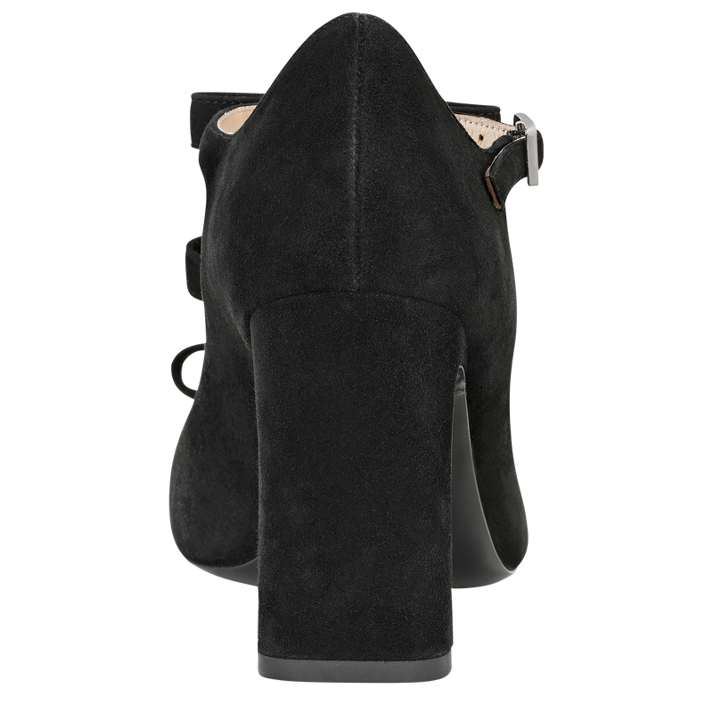 Sandalen La Baronne , Leder - Schwarz  - Ansicht 3 von 3