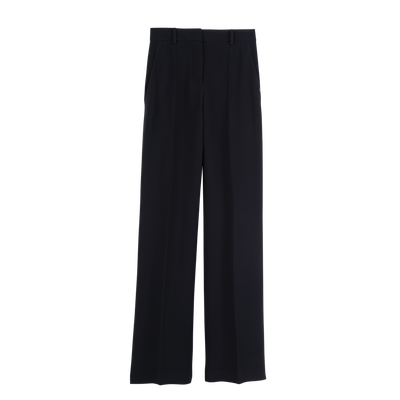 Pantalon , Cr&ecirc;pe - Noir