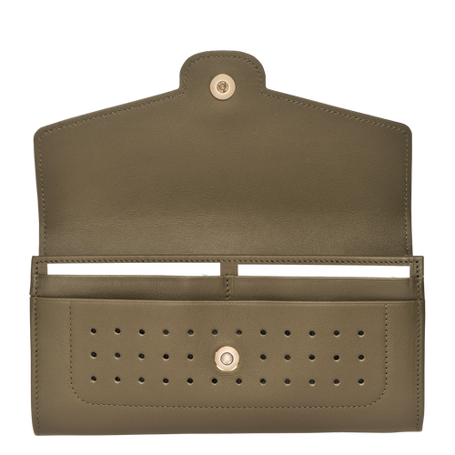 Langformat Brieftasche mit Überschlag, 292 Khaki Langformat Brieftasche mit Überschlag, 292 Khaki, hi-res