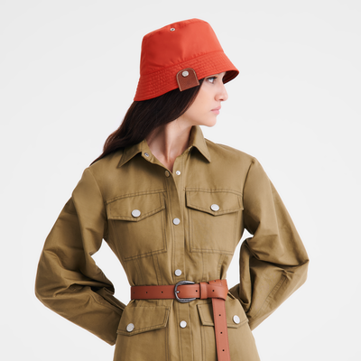 null Reversible bucket hat, Chestnut/Tomato