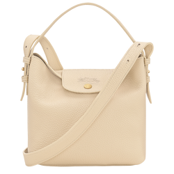 Le Cadence S Bucket bag , Vanilla - Leather