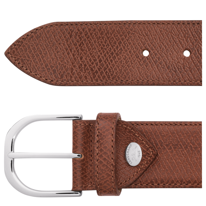 Le Pliage Original Men's belt , Brown - Leather  - View 3 of 3