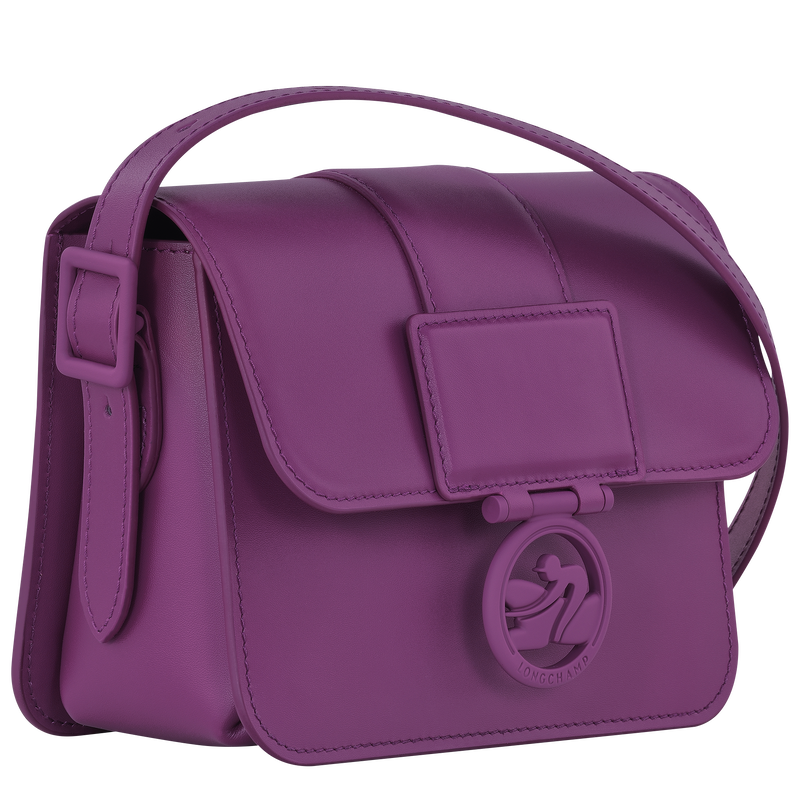 Box-Trot 斜揹袋 S , 紫色 - 皮革  - 查看 3 5