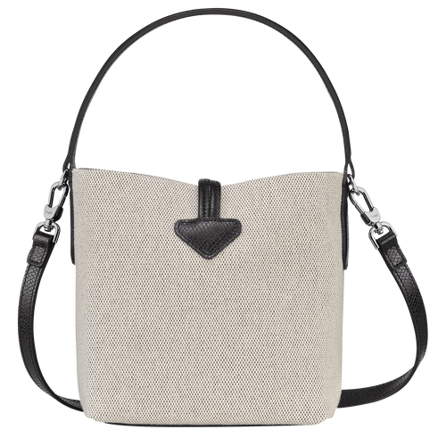 Roseau XS Bucket bag , Ecru - Canvas - View 4 of 5