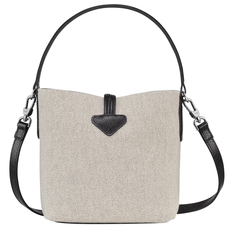 Roseau XS Bucket bag , Ecru - Canvas  - View 4 of 5