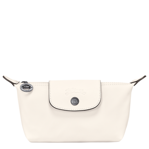 Le Pliage Xtra Pouch , Ecru - Leather - View 1 of  4