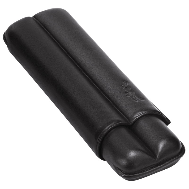 Cigars case , Black - Leather  - View 1 of  2