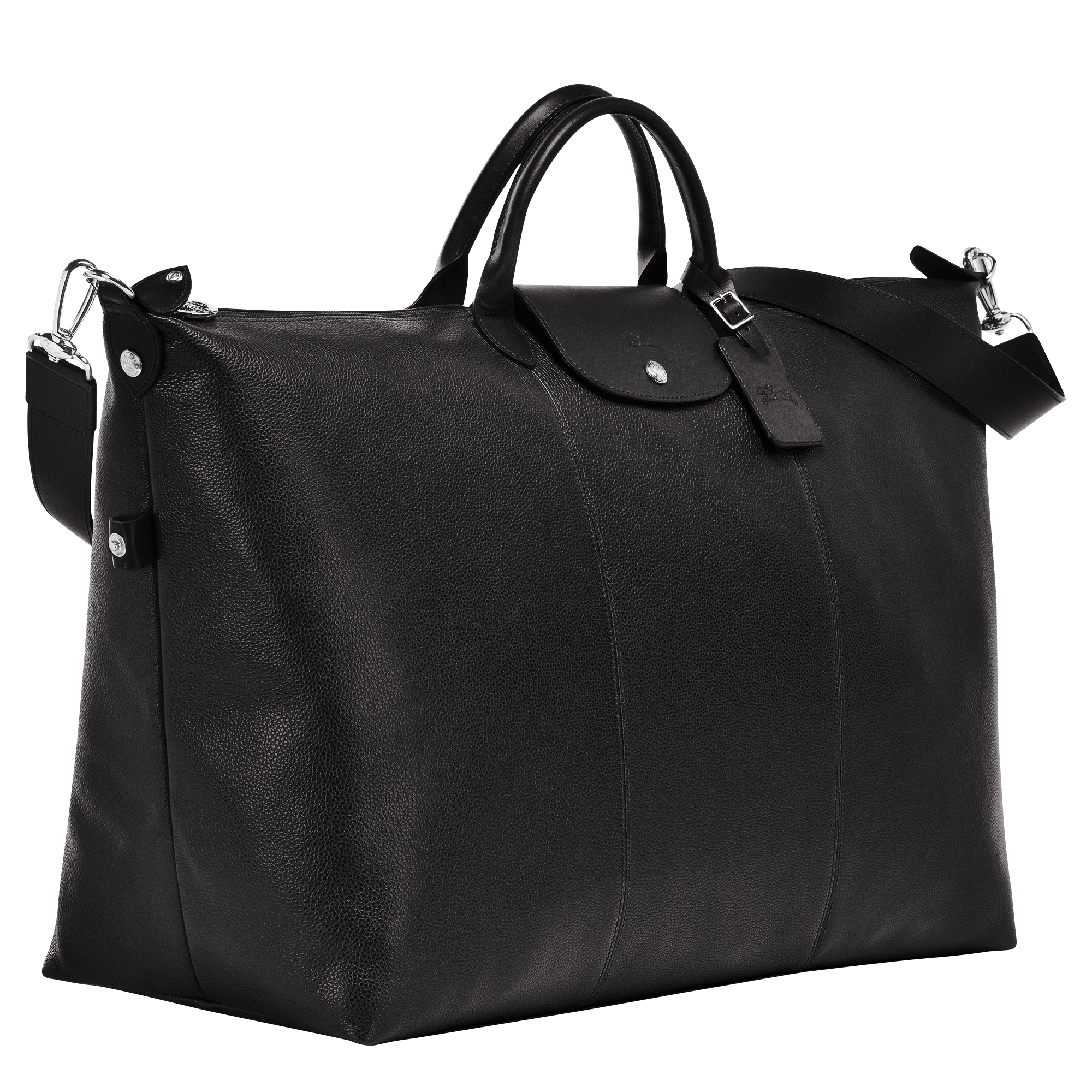 Travel bag L, Black - View 3 of
4 - zoom in Le Foulonné Travel bag L, Black