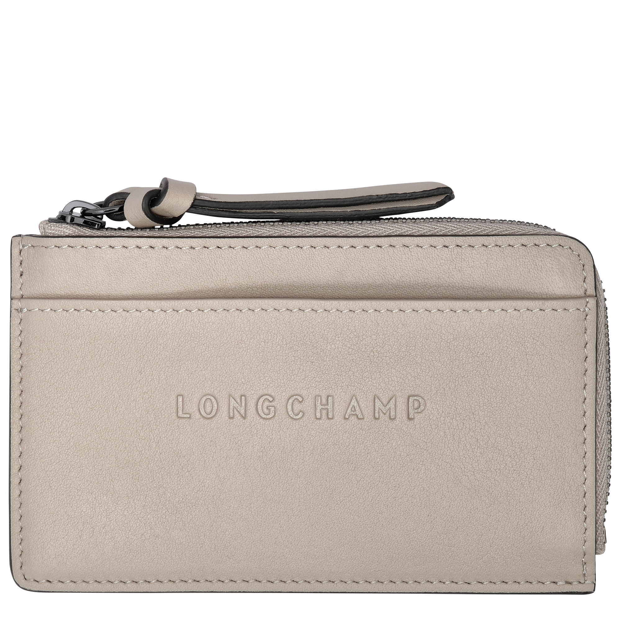Longchamp 3D 系列 卡片夾, 土褐色