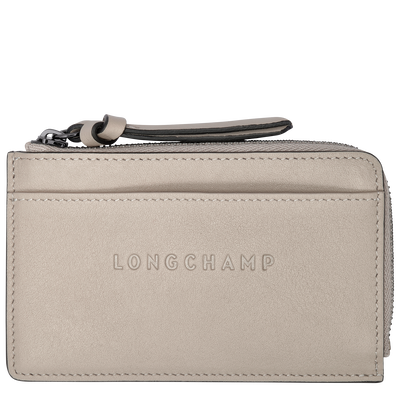 Longchamp 3D Karten-Etui, Tonerde