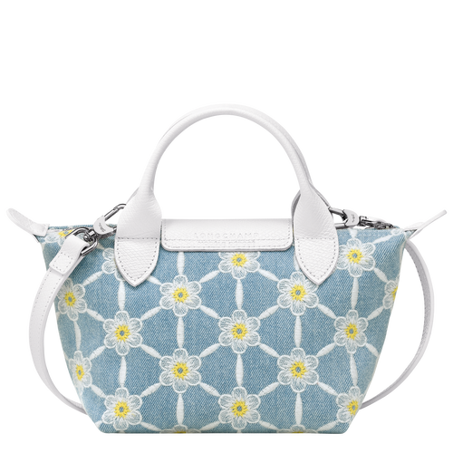 Le Pliage Collection XS Handbag , Sky Blue - Canvas - View 4 of 5