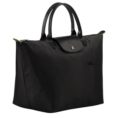 Le Pliage Green Handtasche M, Schwarz
