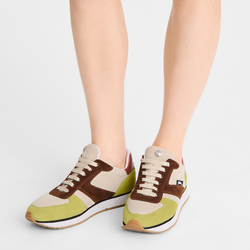 Le Pliage Green Sneakers , Bark - Leather