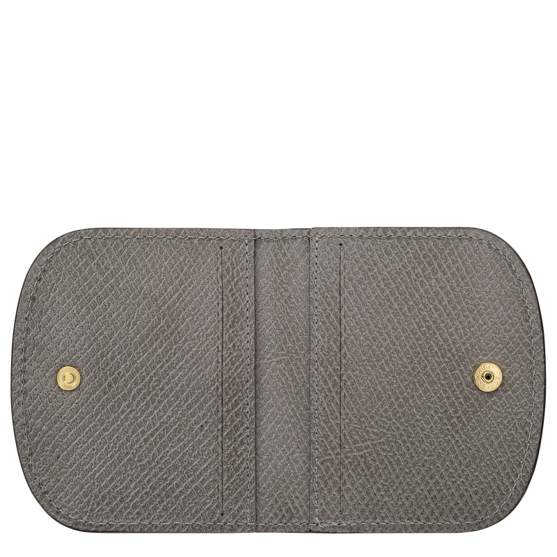 Porta Carte &Eacute;pure , Pelle - Tortora  - View 3 of  3