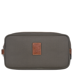Boxford Toiletry case , Brown - Recycled canvas