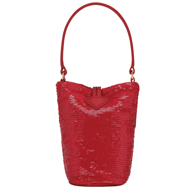 Borsa con manico XS Le Roseau , Tela - Rosso  - View 4 of  4