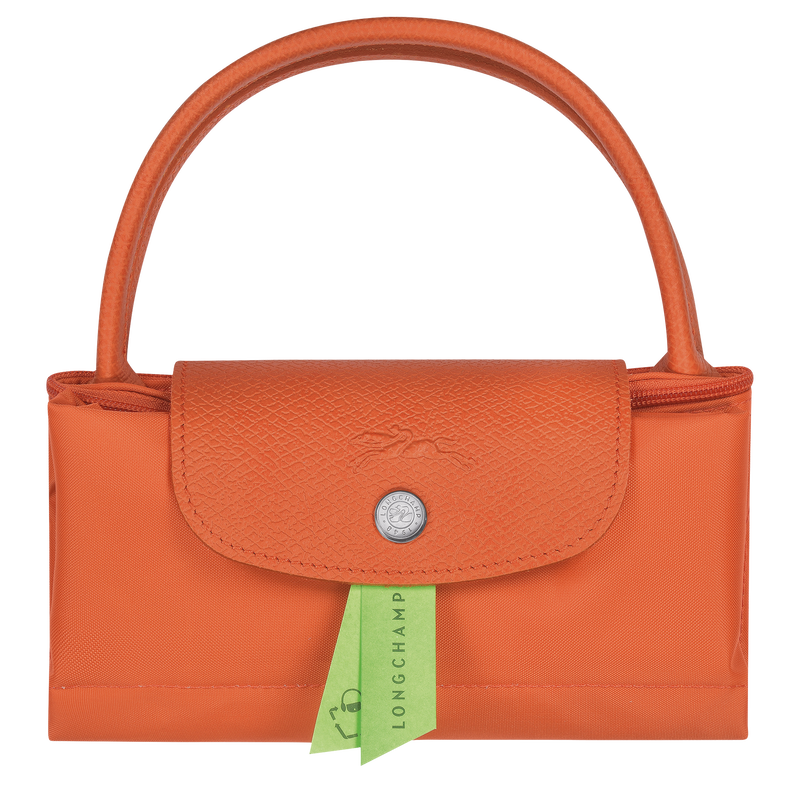 Le Pliage Green 手提包 S , 橘紅色 - 再生帆布  - 查看 6 6