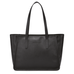 Le Foulonné Bolso shopper L , Cuero - Negro