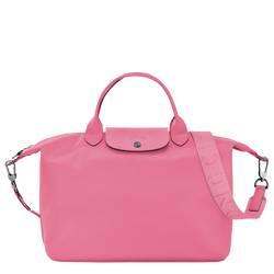 Le Pliage Xtra 手提包 L , 粉紅色 - 皮革