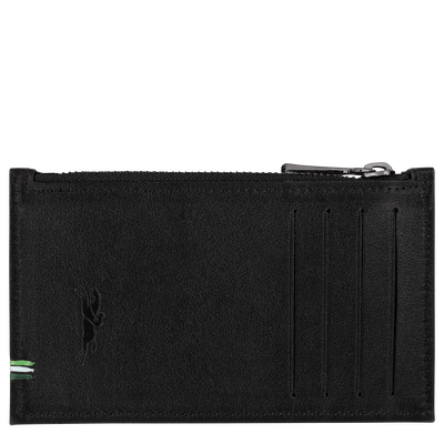 Longchamp sur Seine Coin purse , Black - Leather