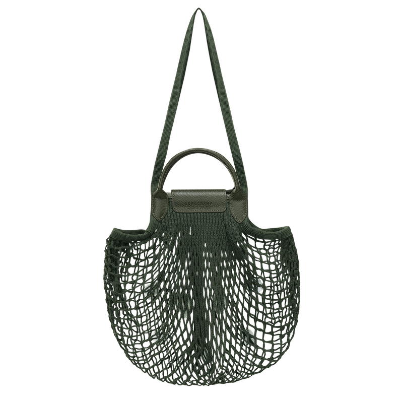 Le Pliage Filet L Mesh bag Khaki Canvas Longchamp GB