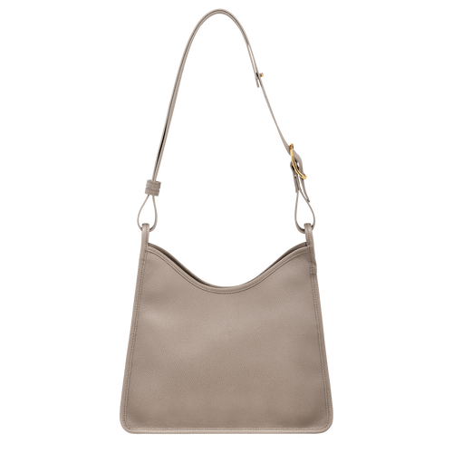 Le Foulonné M Hobo bag Turtledove - Leather | Longchamp US
