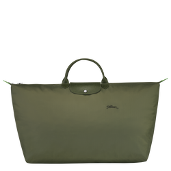 Le Pliage Green 旅行袋 M , 森林綠 - 再生帆布