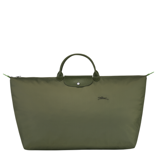 Le Pliage Green M Travel bag , Forest - Recycled canvas - View 1 of 6