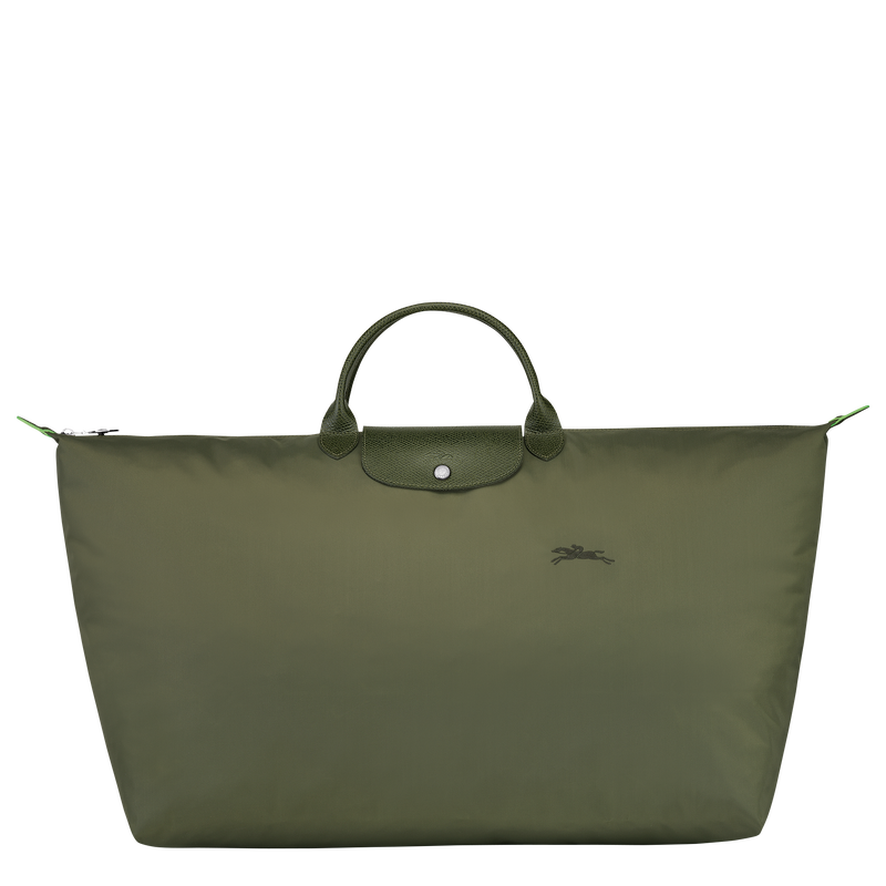 Le Pliage Green M Travel bag , Forest - Recycled canvas  - View 1 of 6