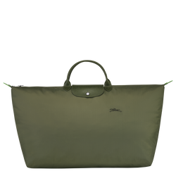 Le Pliage Green 旅行袋 M , 森林綠 - 再生帆布