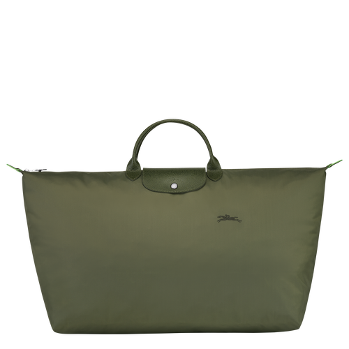 Le Pliage Green M Travel bag , Forest - Recycled canvas - View 1 of  5