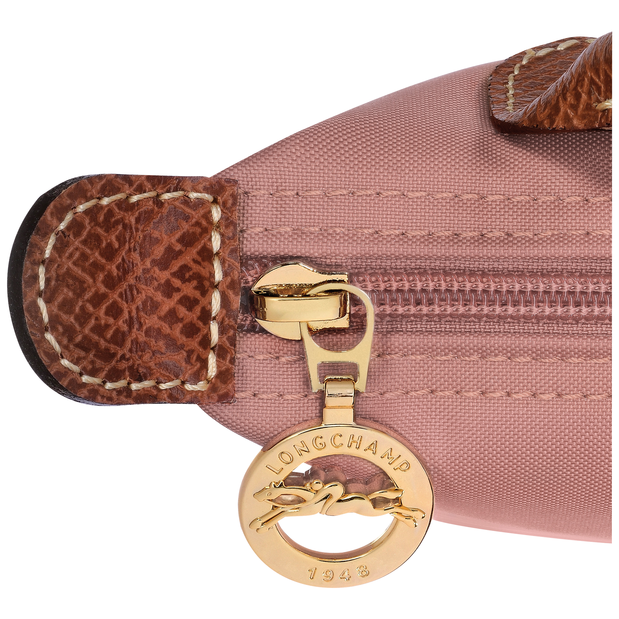 Le Pliage Original Pochette con manico,  T&egrave; rosa